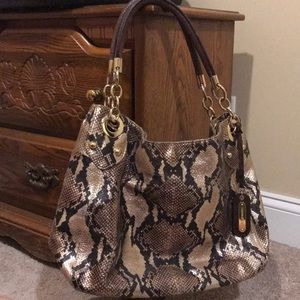 Cynthia Rowley Genuine Leather Snake Skin